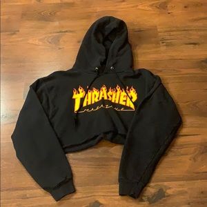 Cropped Thrasher hoodie